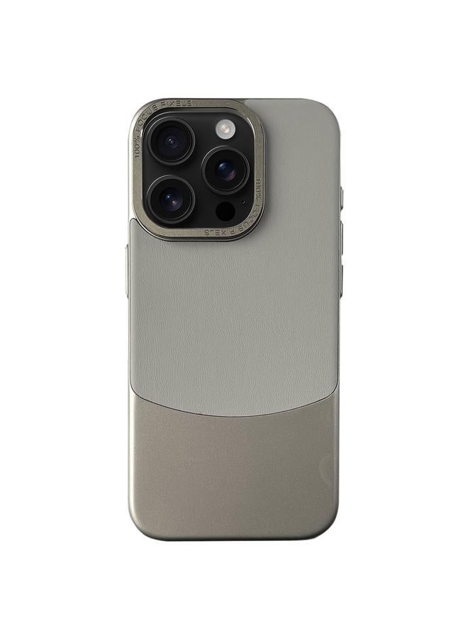 S-TOP Case For iPhone 16 Pro Max Napa Texture PC + Leather Phone Case - Image 1