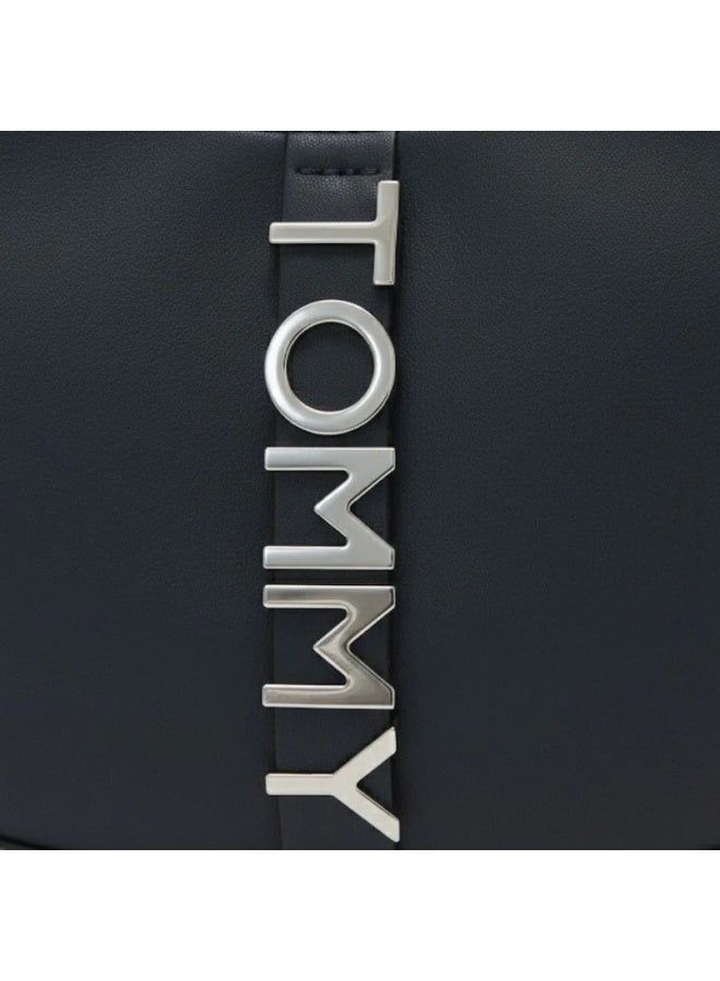 Hilfiger Denim Tommy Hilfiger Navy Women Shoulder Bag AW0AW16510 Leather – Elegant Everyday Handbag - Image 3