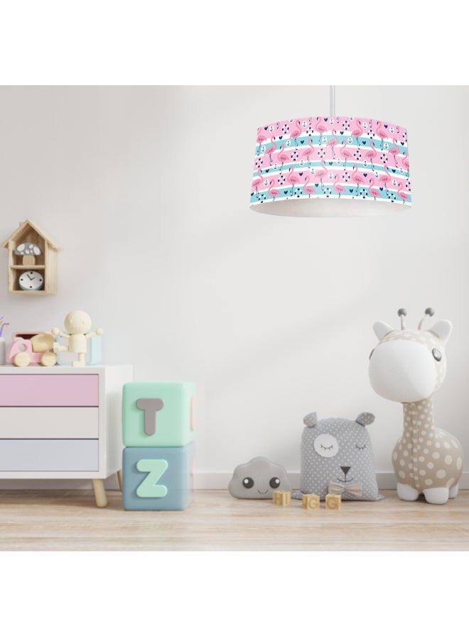 تبس هوم لمب مصباح سقف من القماش للأطفال 42 × 25 سم / بيج