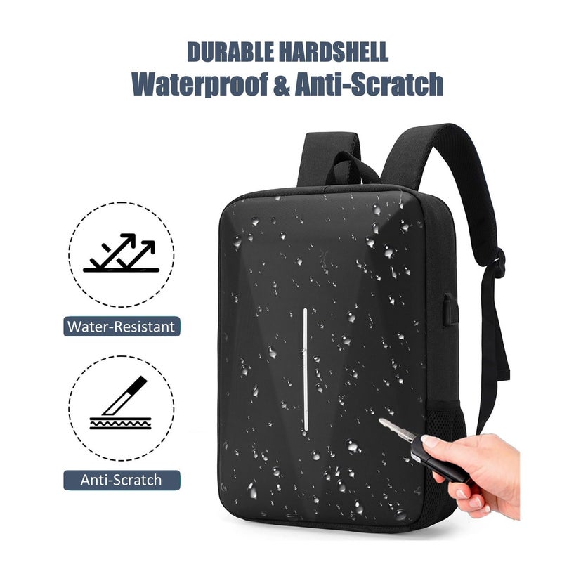 HFLZBRO Bag for Starlink Mini - Storage Bag Case for Starlink Dish and All Accessories - Anti-theft Water-resistant Backpack (Black) - Image 5