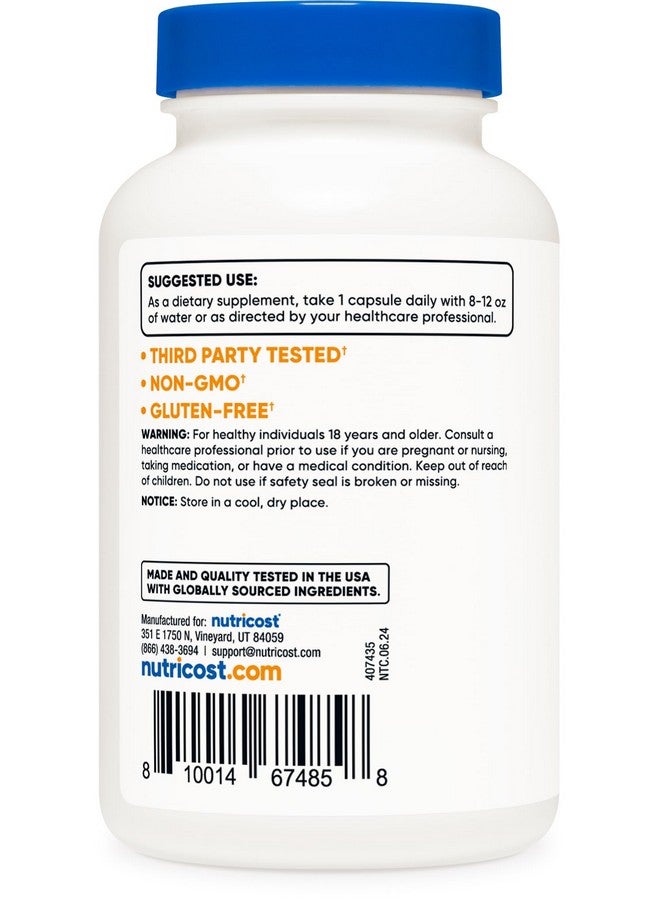 Nutricost Boron Capsules 10mg, 240 Vegetarian Capsules, Gluten Free and Non-GMO - Image 4