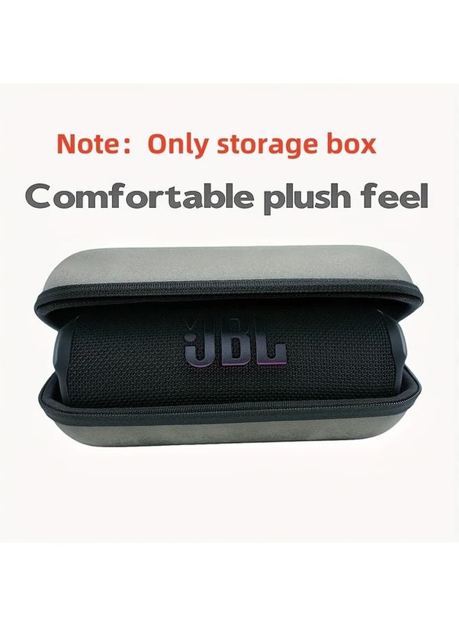 Compatible With JBL Flip 7 6 5 4 3 Durable EVA Speaker Storage Case Gray - Image 3