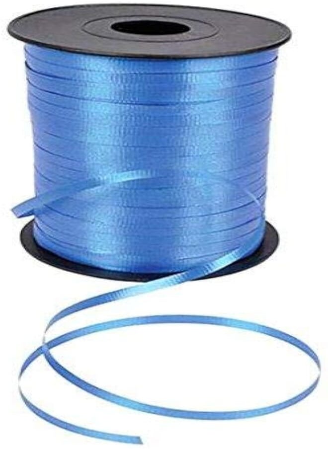 Salux - BLUE Ribbon Roll Foil Curling for Balloon & Gift - 450m - Image 1