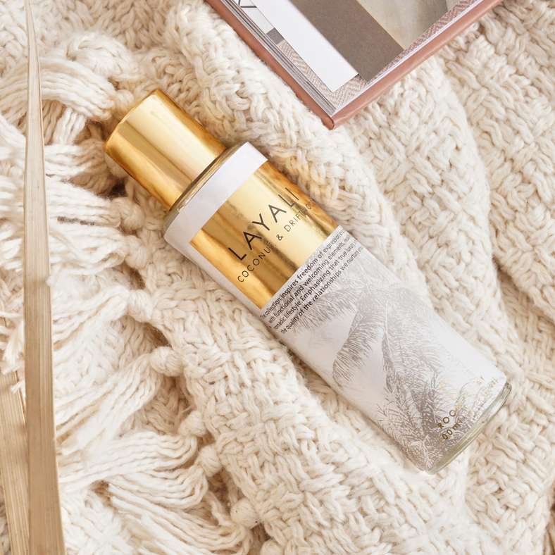 Pan Home Layali Coconut Driftwood Room Spray - Gold