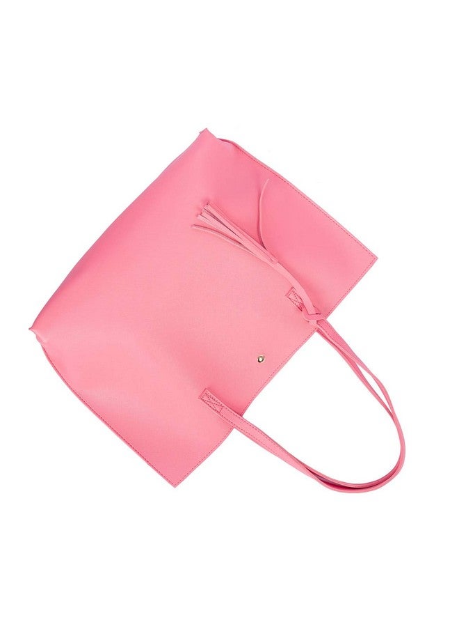 Nodykka Nodykka Women Tote Bags Top Handle Satchel Handbags PU Faux Leather Tassel Shoulder Purse  - Image 3