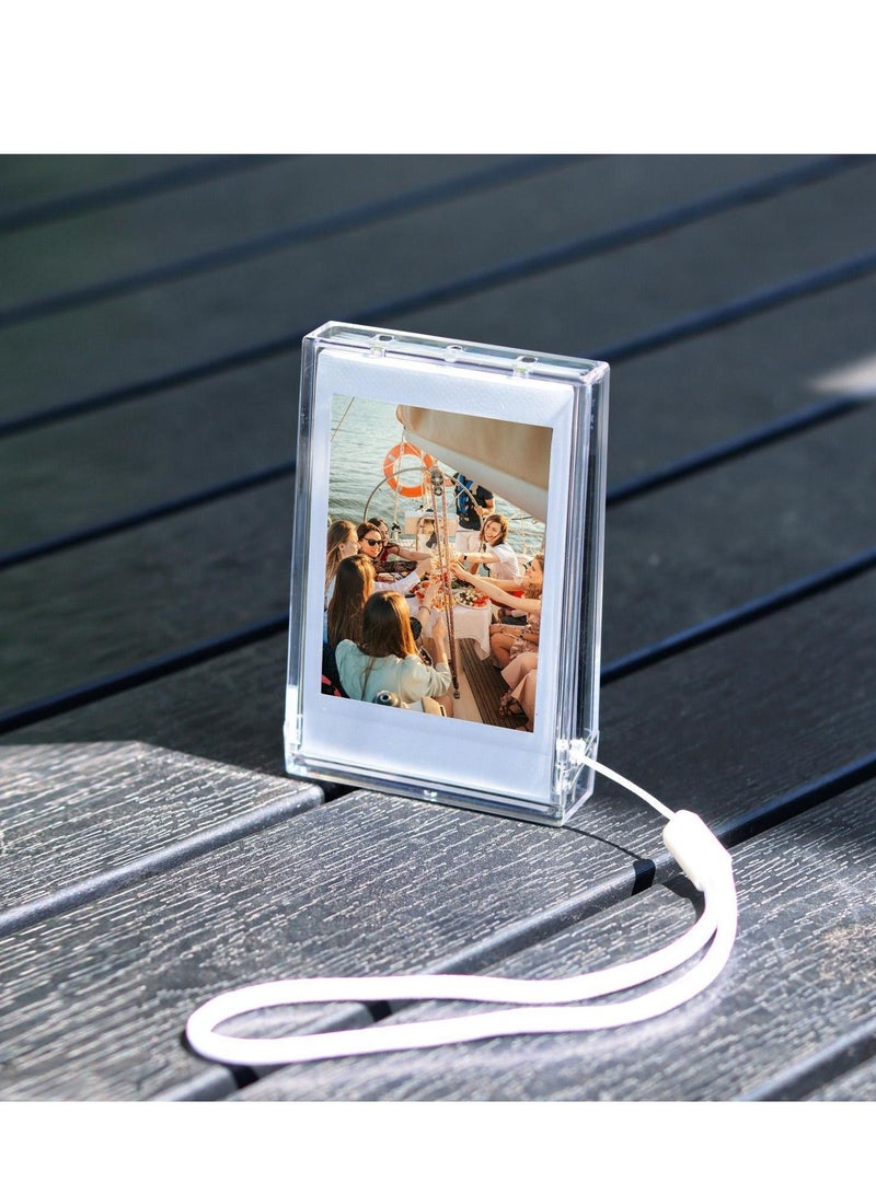3-inch Ice Cream Photo Box For Polaroid Mini Ins Star Small Card Platform Photo Frame Camera Photo Shell Portable Storage Box - Image 2