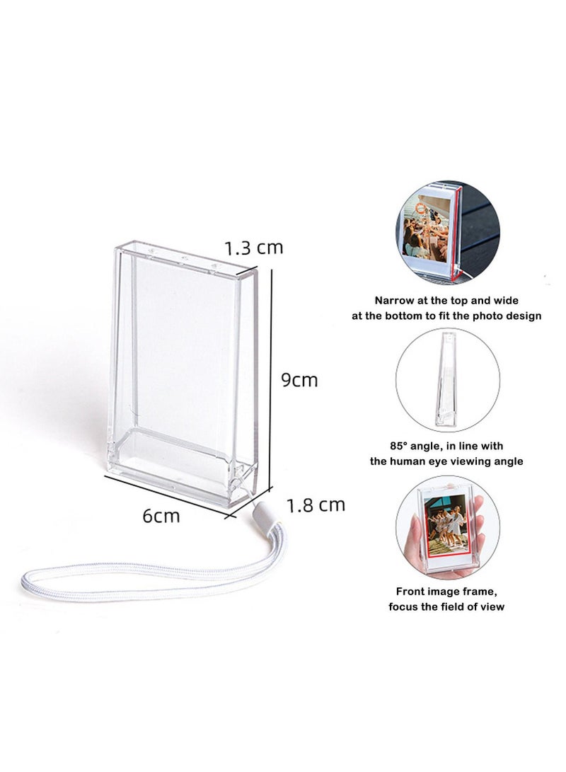 3-inch Ice Cream Photo Box For Polaroid Mini Ins Star Small Card Platform Photo Frame Camera Photo Shell Portable Storage Box - Image 4