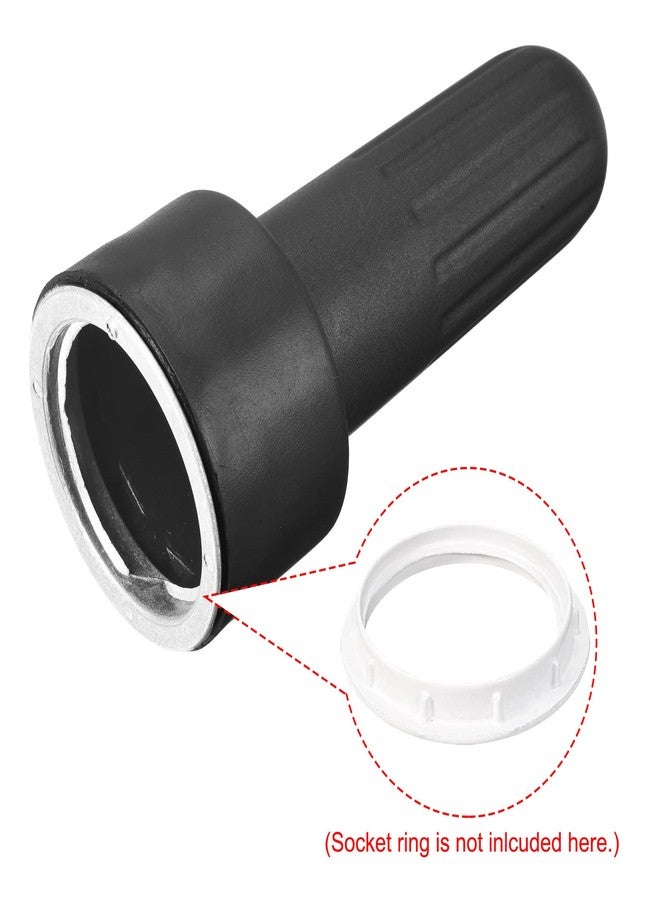 MECCANIXITY E26 Socket Ring Removal Tool for Medium Base Threaded Rings, Light Replacing Accessories Black Plastic, Pack of 5 - Image 5