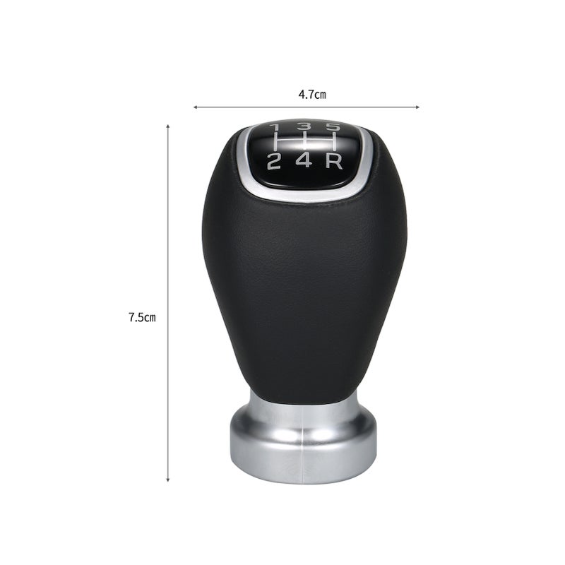 Gear Shift Knob, 5 Speed Gear Shift Knob Lever Shifter Handball Replacement for Kia Rio 5 2012-2015 - Image 3