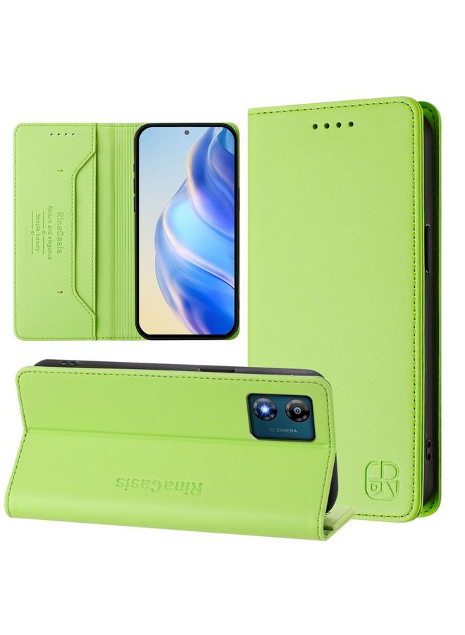 اس-توب جراب لهاتف Motorola Moto E13 RC01، جراب جلدي مزدوج الطي مزود بخاصية الشفط المغناطيسي بتقنية RFID - Image 1