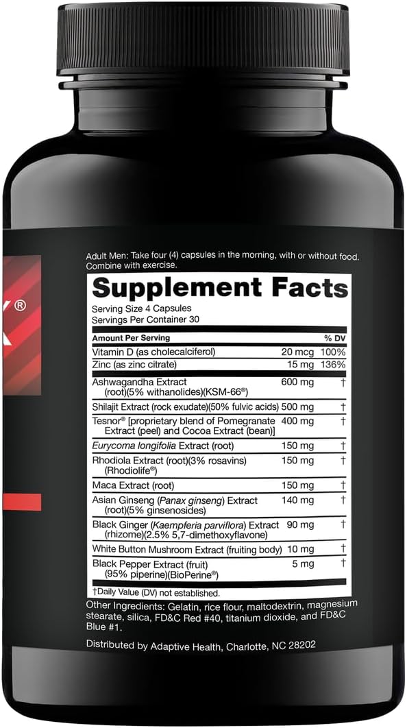 Nugenix نوجينيكس توتال تي ماكس  معزز أقصى مستوى من التستوستيرون للرجال 120 حبة - Image 2
