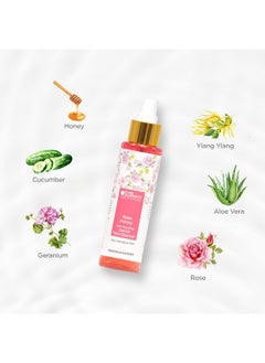Pure Elements Rose Honey Non-Foaming Gentle Face Cleanser For Sensitive Skin For Dry To Normal/Sensitive Skin 100Ml  - Image 2
