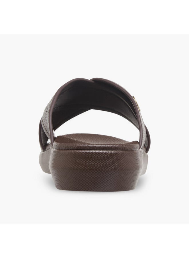 Le Confort Men Cross Strap Slip-On Sandals  - Image 5