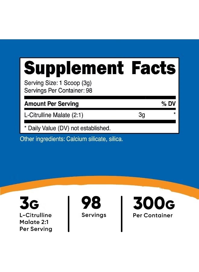 Nutricost, L-Citrulline Malate 2:1, Unflavored, 10.7 oz (300 g) - Image 5