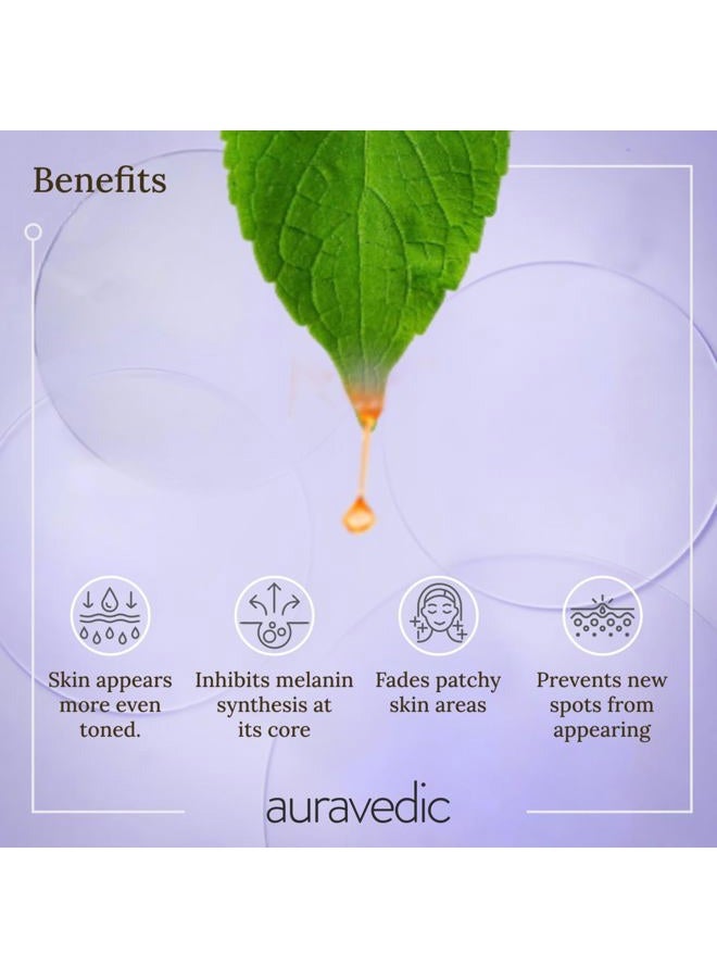 Auravedic kumkumadi tailam from kerala Pack of 2. kumkumadi face oil for glowing skin. Pure luxuriously smooth kumkumadi oil for a brighter everyday glow. kumkumadi tailam for face for women ,men 30ml - Image 4
