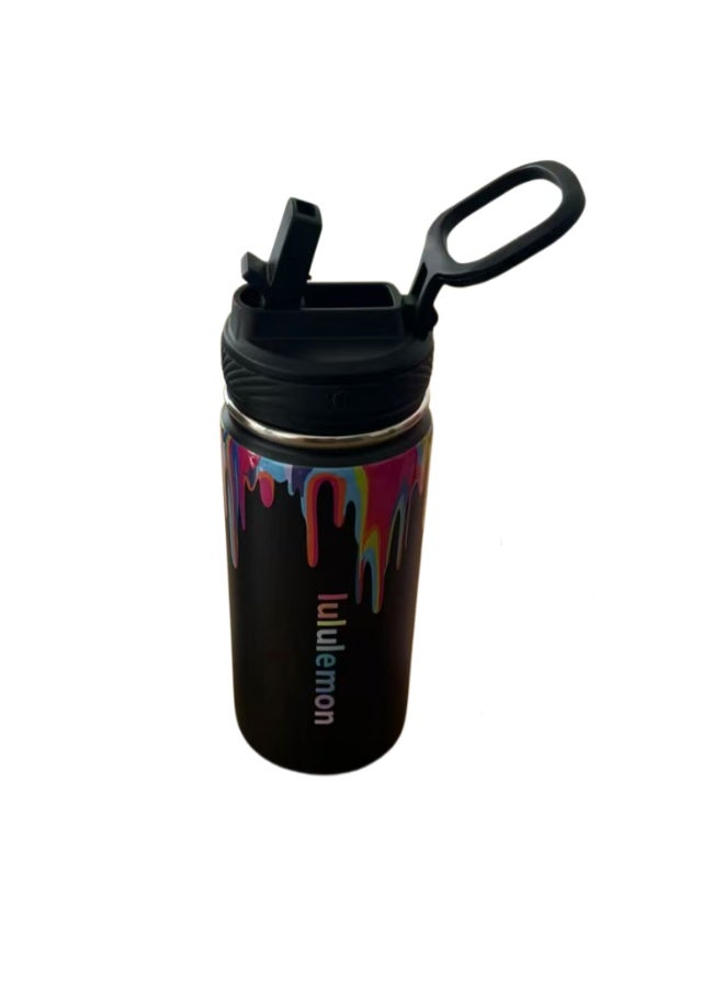 Lululemon Insulated Water Bottle for Hot or Cold, Stainless steel sports vacuum insulated water bottle, suitable for holding water, iced tea, hot tea, etc