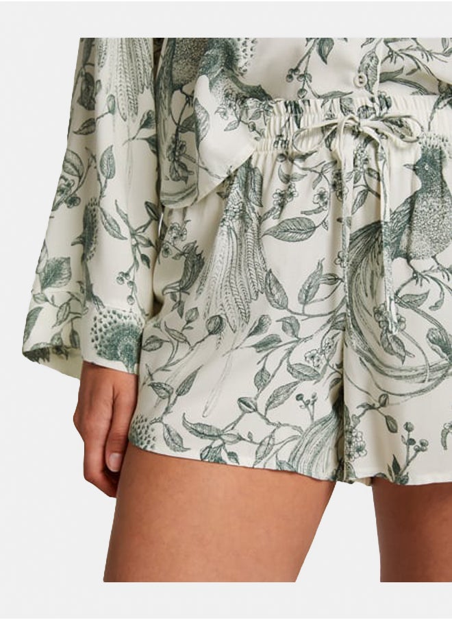 hunkemoller - Floral Resort Pajama Shorts - Image 1