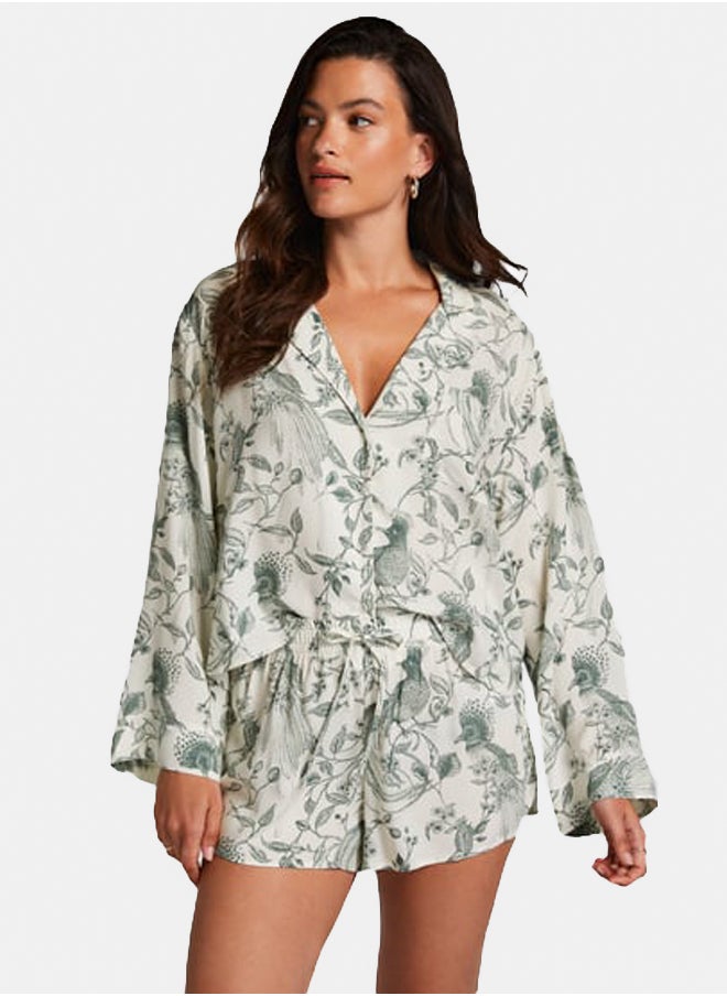 hunkemoller - Floral Resort Pajama Shorts - Image 1