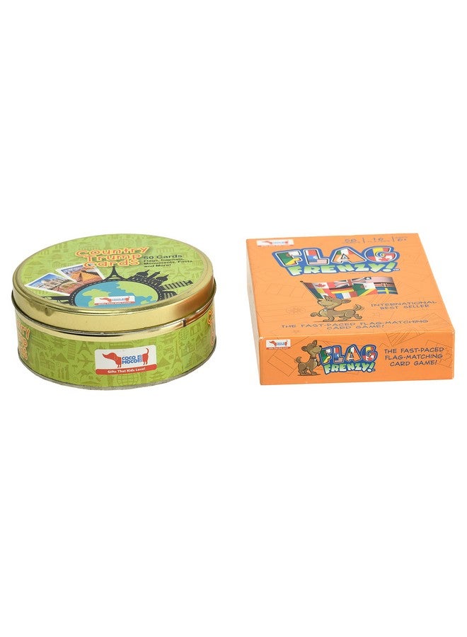 COCOMOCO KIDS Geography Card Games Gifts for Kids and Family Combo Pack - Country Trump Cards Game + Flag Frenzy Flag Matching Card Game for Kids, Educational Toys and Birthday Return Gift for 4-14 Year olds - Image 3