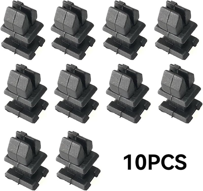 مشابك لوحة باب مرسيدس 10X متوافقة مع W124 W210 W211 W140 C215 W220 R129 R170 R171 - Image 3