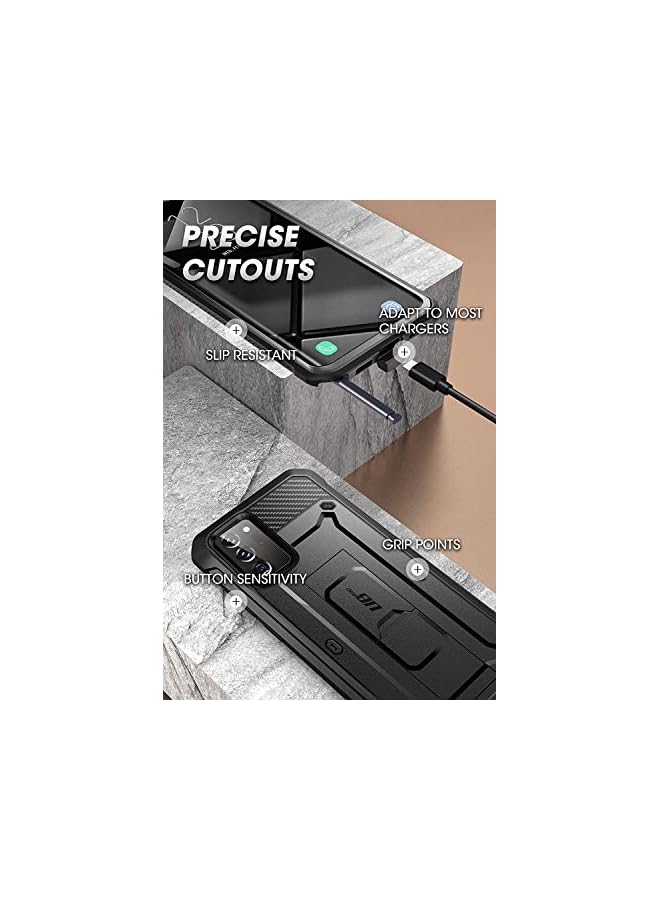 SupCase Unicorn Beetle Pro Series Case for Samsung Galaxy Note 20 Ultra (2020 Release), Full-Body Rugged Holster & Kickstand Without Built-In Screen Protector (Black) - Image 4