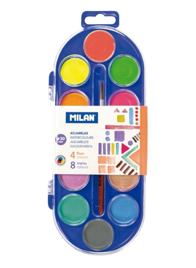 MILAN Watercolour Tablets With Brush - Image 1