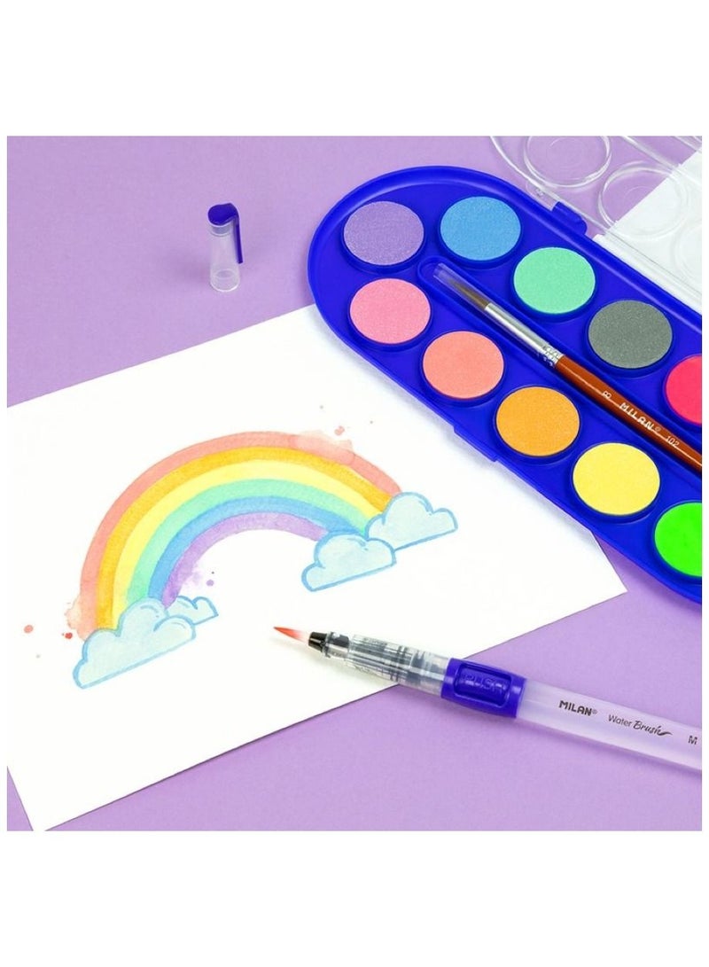 MILAN Watercolour Tablets With Brush - Image 4