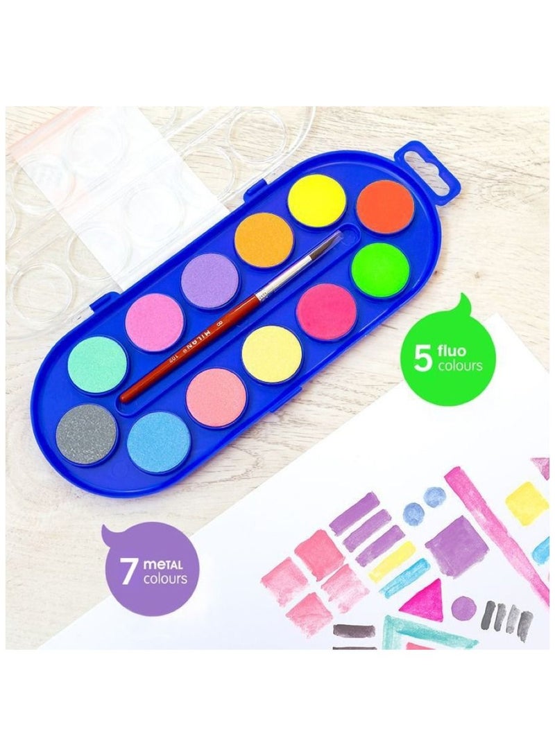 MILAN Watercolour Tablets With Brush - Image 3