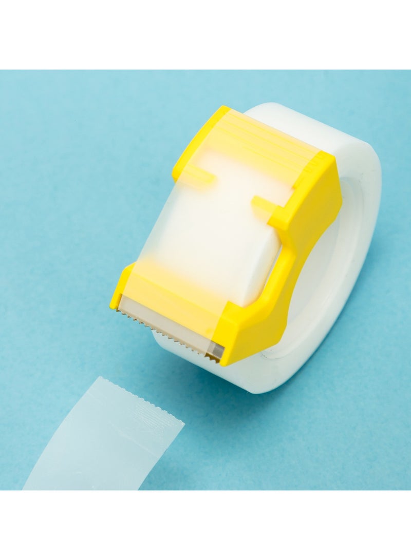 Deli EA30611 Stick Up BOPP Invisible Tape with Dispenser, 18mm x 18.3m, Non-Toxic, Low Odor, 2PCS/Blister Card - Image 3