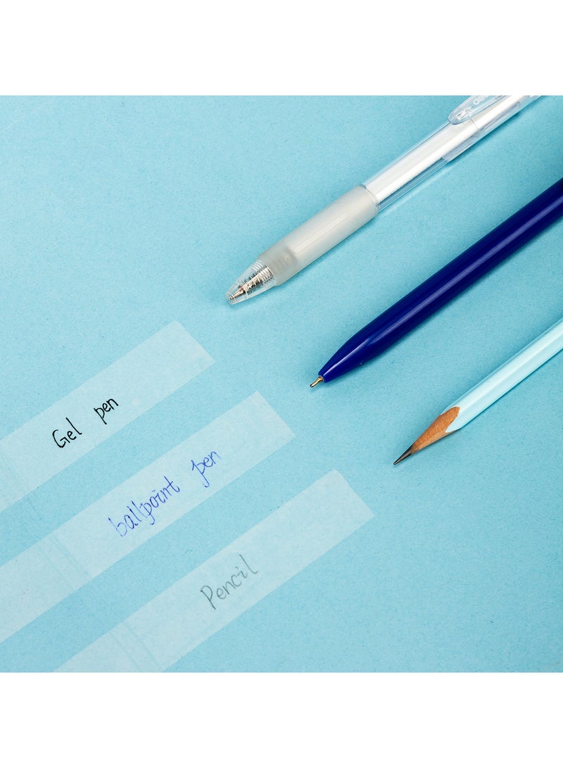 Deli EA30611 Stick Up BOPP Invisible Tape with Dispenser, 18mm x 18.3m, Non-Toxic, Low Odor, 2PCS/Blister Card - Image 4