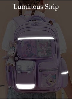 DUNISO Girl's School Backpack Waterproof Book Bag with Compartments and Doll Pendant for Teen Girls Kid Students Elementary School Kids' School Bag With Large Capacity  - Image 5