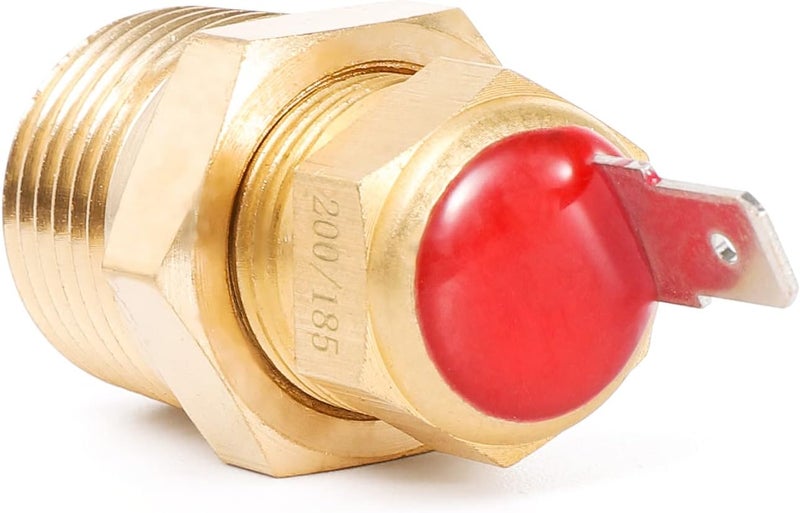 LCWRGS Fan Temperature Switch 200 to 185 Degree Electric Engine Cooling Fan Thermostat Temp Sensor Switch with 3/8" Pipe Thread for 10" 12" 14" 16" Fan - Image 4