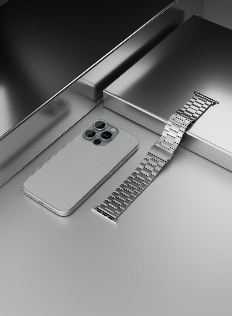 LEVELO Daytona Strap for Apple Watch Ultra 49MM - Starlight - Image 3