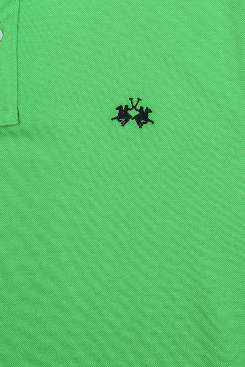 La Martina Men Regular Fit Short Sleeve Embroidered Logo Polo Shirt, Green - Image 5