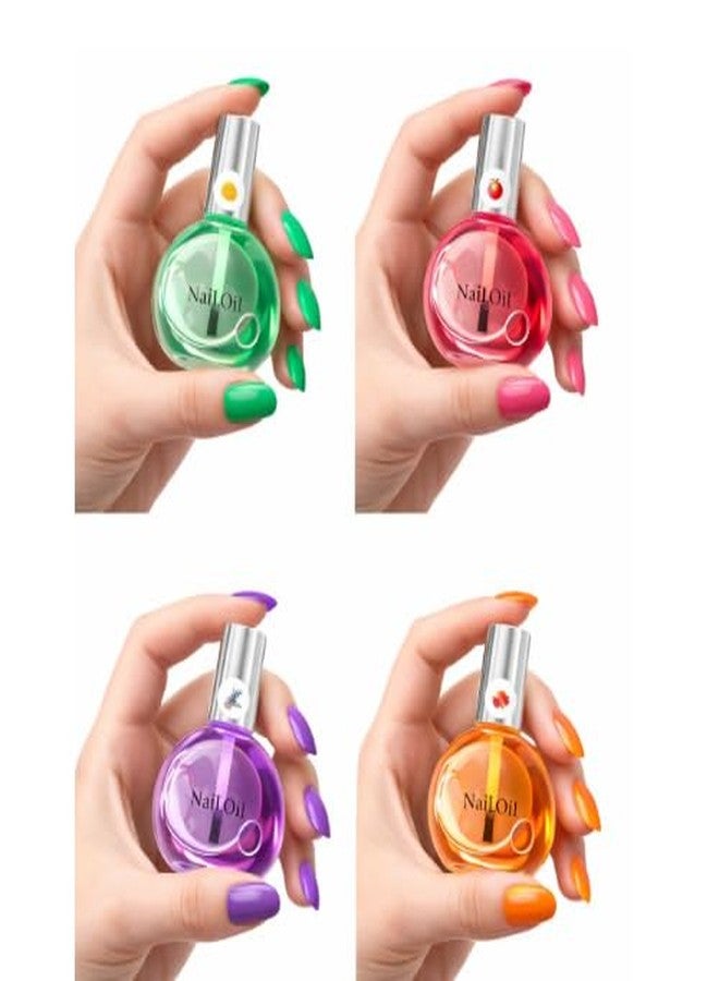 نيل ويند زيت نايل ويند ذو الطبقتين للعناية بالجلد المحيط بالأظافر مع فرشاة ناعمة حريرية، عناية بالأظافر على شكل قلب، علاج مرطب للأظافر الجافة والتالفة، للاستخدام في الصالونات والمنزل، 30 مل، قطعة واحدة - Image 1