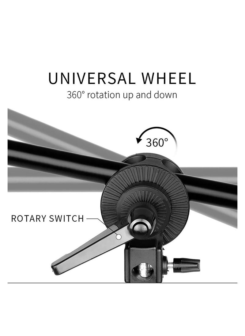 Generic - Studio Photography Light Kit Softbox Lighting Set with 135W LED Light Bulb * 3/ 50x70cm Softbox * 3/ 2M Light Stand * 3/ Boom Arm * 1 for Studio Portrait Product Photo Video Live Broadcast - Image 1