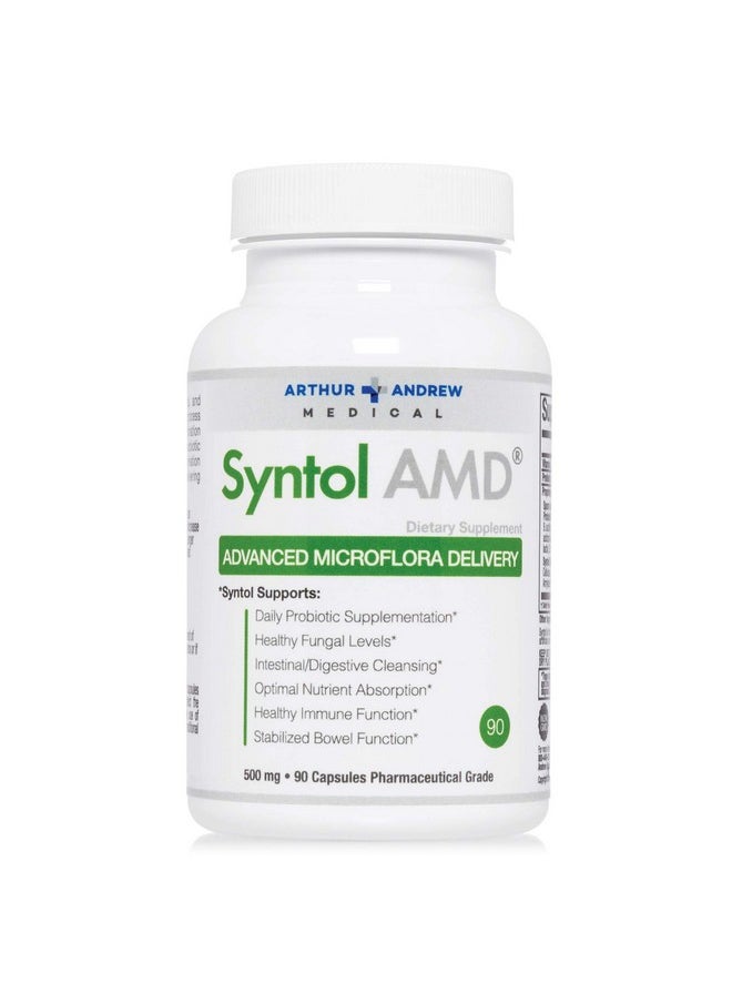 Arthur Andrew Medical Syntol Amd Probiotic And Enzyme Blend For Yeast Balance 90 Capsules  - Image 1