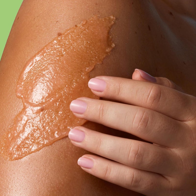 Treehut Tangerine Shea Sugar Scrub, Exfoliating, Hydrating & Moisturizing Body Scrub with Shea Butter & Nourishing Essential Oils, Smooth & Soften Skin, 18 oz - Image 3