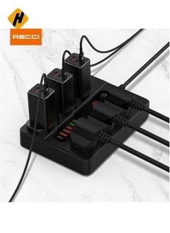 HuHa Recci PD+QC UK Plug Power Socket (6 AC Outlets, Type-C + 5 USB Ports  - Image 5