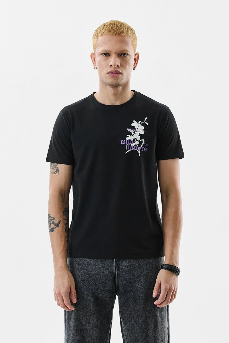 SNITCH Regular Fit Printed T-Shirt