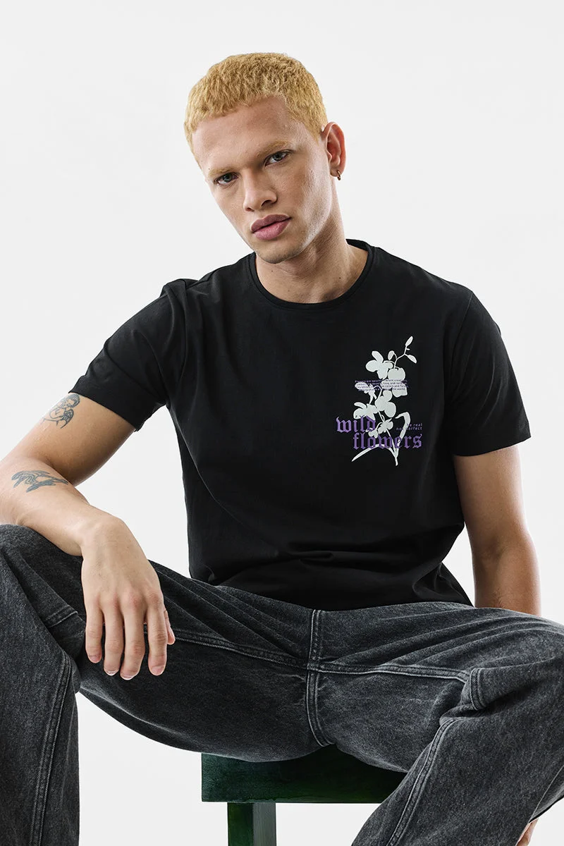 SNITCH Regular Fit Printed T-Shirt
