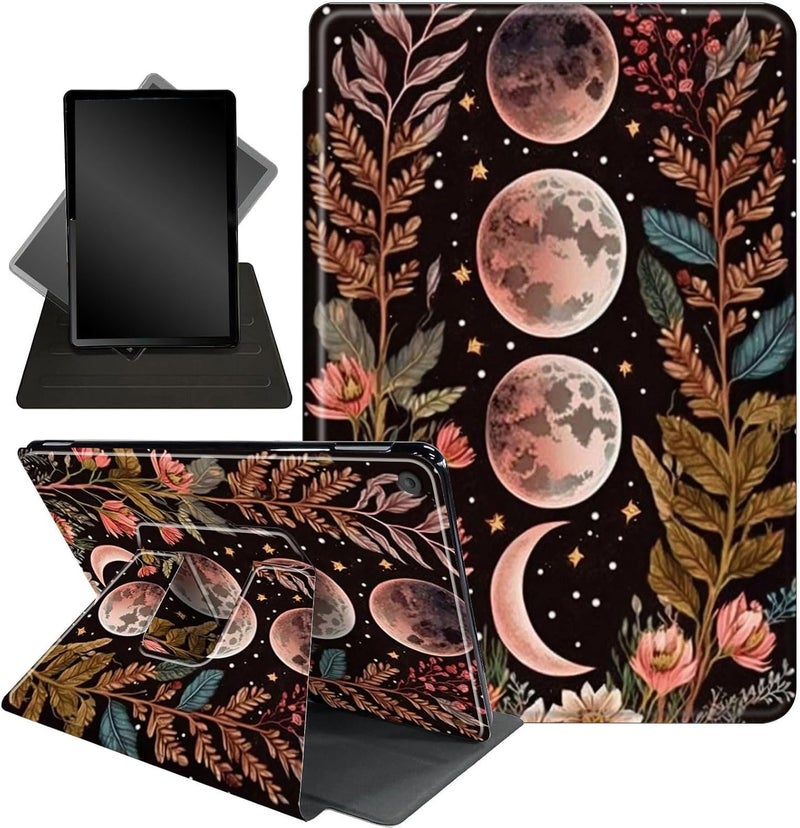 غلاف لجهاز Fire HD 10 Tablet الإصدار الحادي عشر 2021 ولجهاز Amazon Fire HD10 Plus مقاس 10.1 بوصة، حامل ذكي واقي قابل للدوران 360 درجة، لجهاز Fire HD 10 2021 Tablet، تصميم أسماك القرش الزرقاء اللطيفة - Image 1