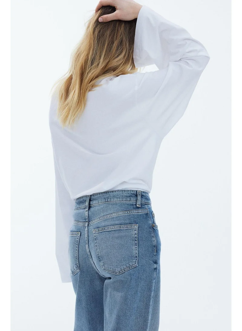 H&M Wide High Jeans