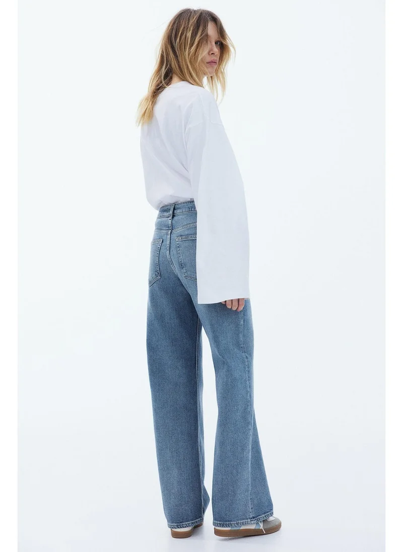 H&M Wide High Jeans
