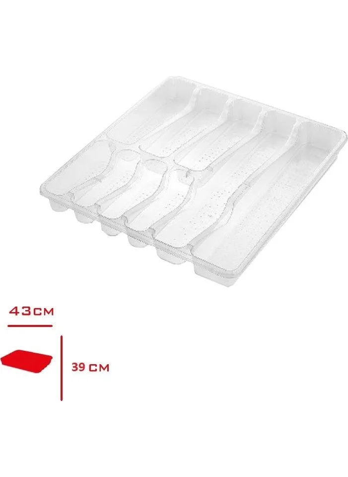 ميرديم Cutlery Tray Transparent Jumbo MRD405