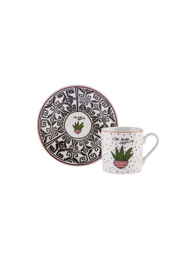 ebarza - Set of 2 Cactus Coffee Cups 80 Ml 153.03.05.0283 - Image 1