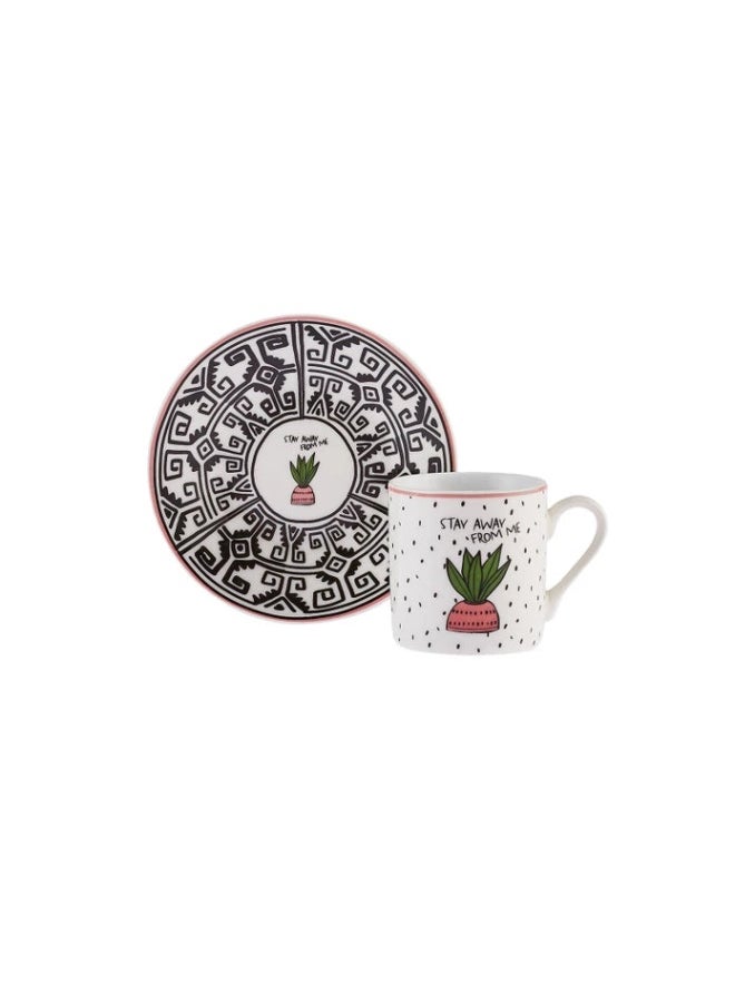 ebarza - Set of 2 Cactus Coffee Cups 80 Ml 153.03.05.0283 - Image 1