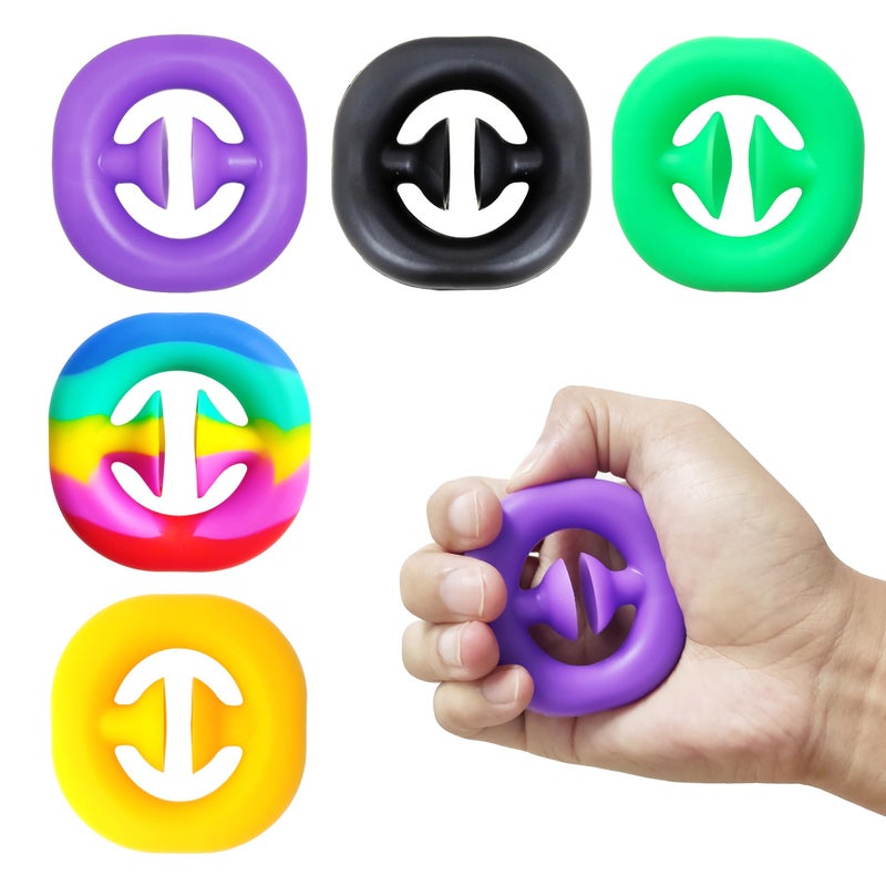 STAMI PLET 5 Pack Stress Relief Fidget Snapper Toy Suction Cup Fidget Toy snap Toy Gift for ChristmasParty Popper Noise Maker Finger Sensory Toys Gift for Kids Adults ADHD - Image 4