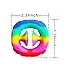 STAMI PLET 5 Pack Stress Relief Fidget Snapper Toy Suction Cup Fidget Toy snap Toy Gift for ChristmasParty Popper Noise Maker Finger Sensory Toys Gift for Kids Adults ADHD - Image 3