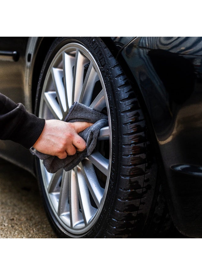 أوتو فينيس صندوق قماش أوتو فينيس الفاخر من الألياف الدقيقة - ١٠ قطع من القماش فائق النعومة والخالي من الوبر لتنظيف وتلميع وتشميع السيارات وتنظيفها من الداخل والخارج - Image 4